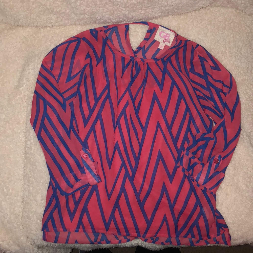 Sheer long sleeve